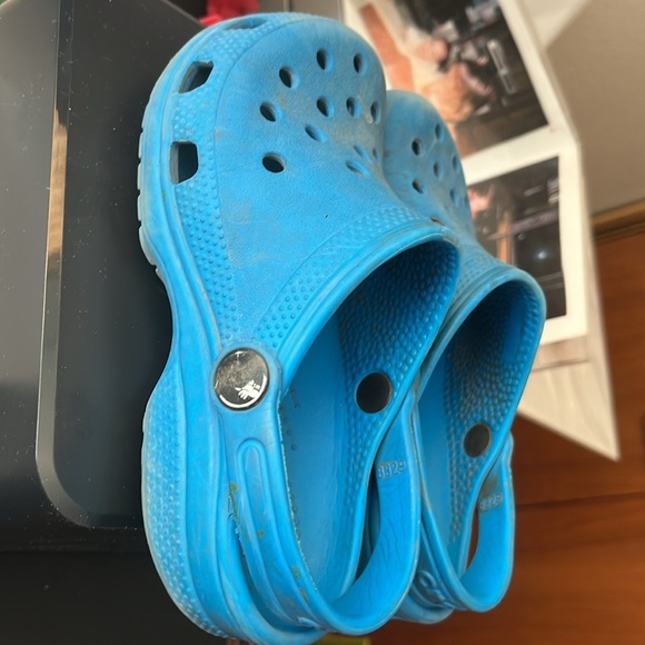 Crocs Kids Classic Clog - Blue Size C 13 - Picture 2 of 4